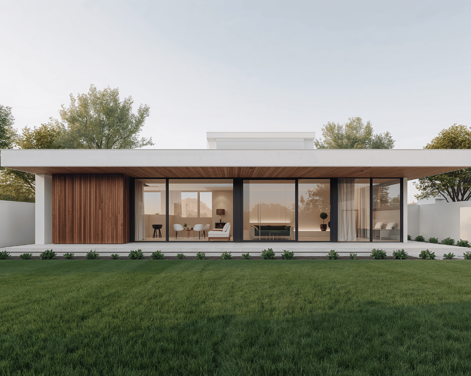 Modern custom home in Ottawa with clean architectural design and premium exterior finishes